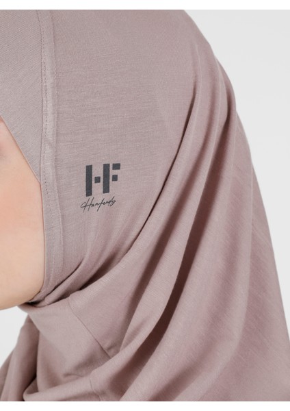 Düz Logo Hijab Hf - Premium Spor Günlük Başörtüsü Hazır Konforlu Tesettür Hijab Bone fırsatları