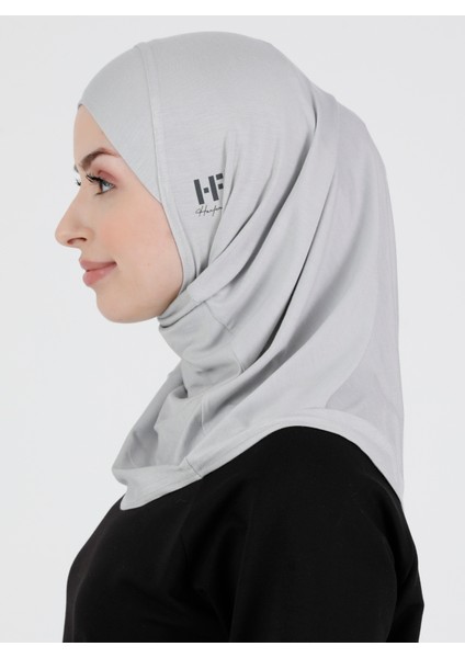 Düz Logo Hijab Hf - Premium Spor Günlük Başörtüsü Hazır Konforlu Tesettür Hijab Bone fiyatları