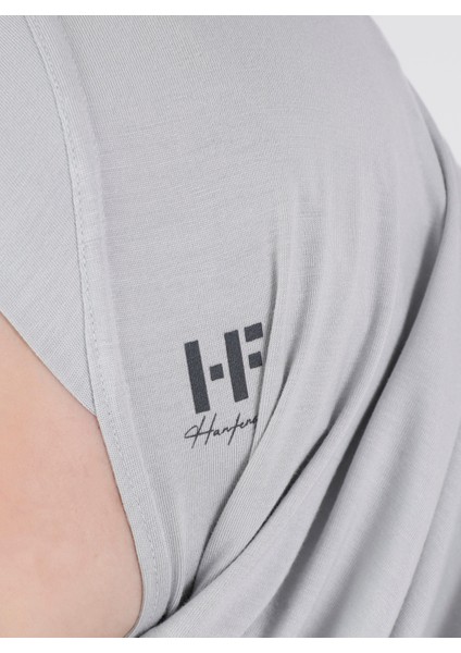 Düz Logo Hijab Hf - Premium Spor Günlük Başörtüsü Hazır Konforlu Tesettür Hijab Bone fırsatları