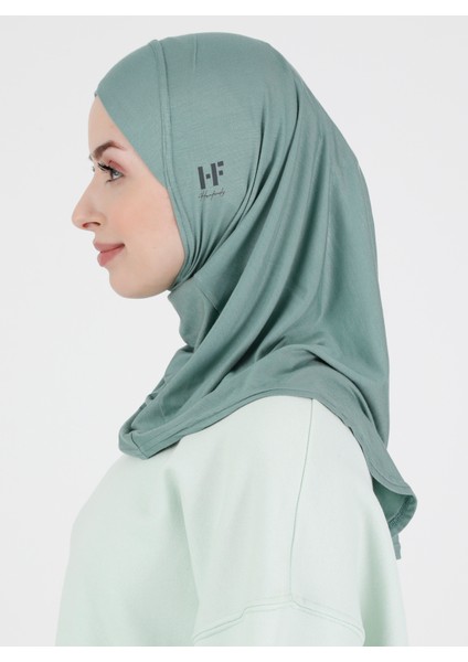 Düz Logo Hijab Hf - Premium Spor Günlük Başörtüsü Hazır Konforlu Tesettür Hijab Bone fiyatları
