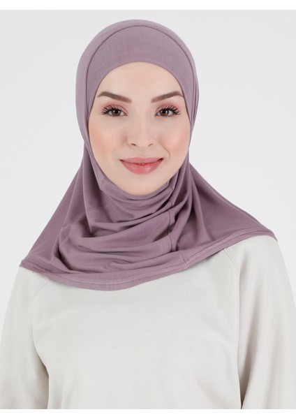 Düz Logo Hijab Hf - Premium Spor Günlük Başörtüsü Hazır Konforlu Tesettür Hijab Bone