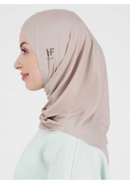 Düz Logo Hijab Hf - Premium Spor Günlük Başörtüsü Hazır Konforlu Tesettür Hijab Bone fiyatları
