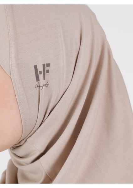 Düz Logo Hijab Hf - Premium Spor Günlük Başörtüsü Hazır Konforlu Tesettür Hijab Bone modelleri