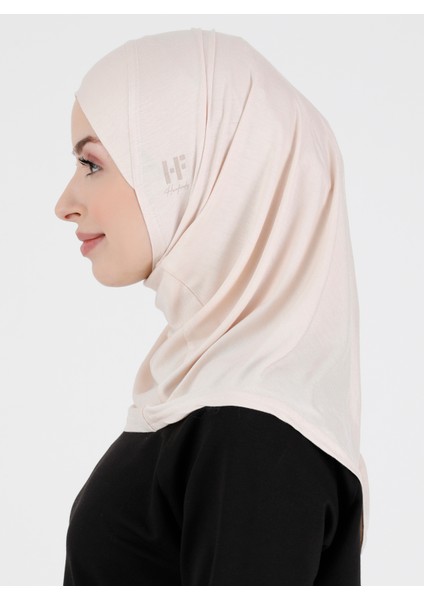 Düz Logo Hijab Hf - Premium Spor Günlük Başörtüsü Hazır Konforlu Tesettür Hijab Bone fiyatları