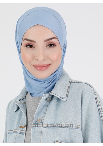 Düz Logo Hijab Hf - Premium Spor Günlük Başörtüsü Hazır Konforlu Tesettür Hijab Bone fiyatları