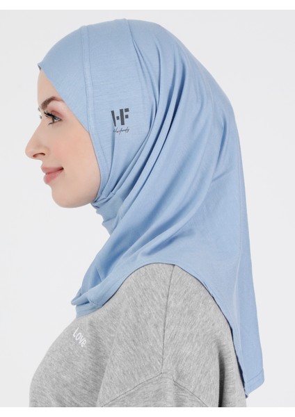 Düz Logo Hijab Hf - Premium Spor Günlük Başörtüsü Hazır Konforlu Tesettür Hijab Bone modelleri
