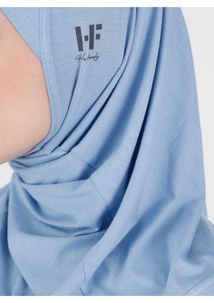 Düz Logo Hijab Hf - Premium Spor Günlük Başörtüsü Hazır Konforlu Tesettür Hijab Bone fırsatları