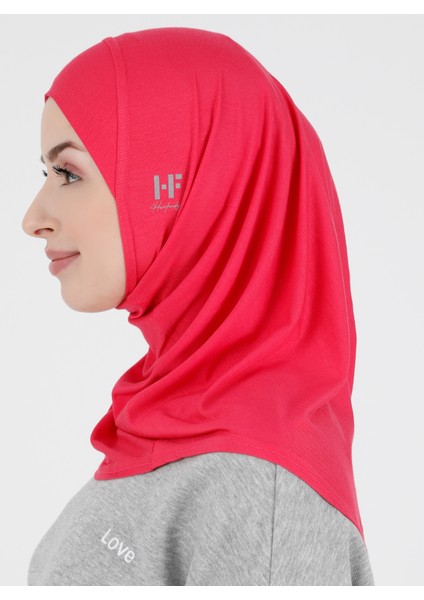 Düz Logo Hijab Hf - Premium Spor Günlük Başörtüsü Hazır Konforlu Tesettür Hijab Bone fiyatları