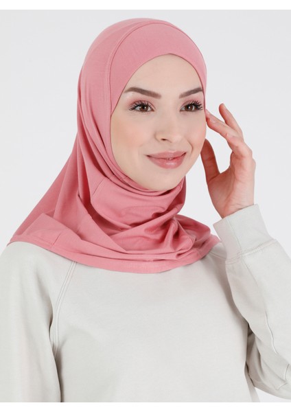 Düz Logo Hijab Hf - Premium Spor Günlük Başörtüsü Hazır Konforlu Tesettür Hijab Bone fiyatları