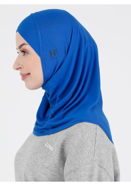 Düz Logo Hijab Hf - Premium Spor Günlük Başörtüsü Hazır Konforlu Tesettür Hijab Bone fiyatları