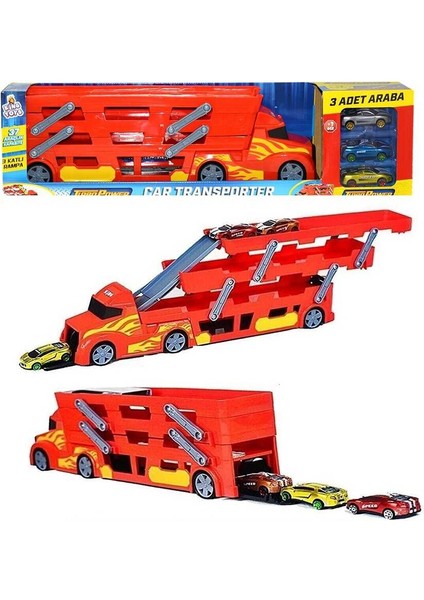 Prestij Oyuncak King Toys TKM-1032 , Araçlı Transporter 3 Kat