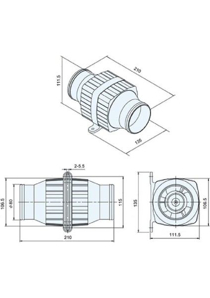 Blower 12V 75MM