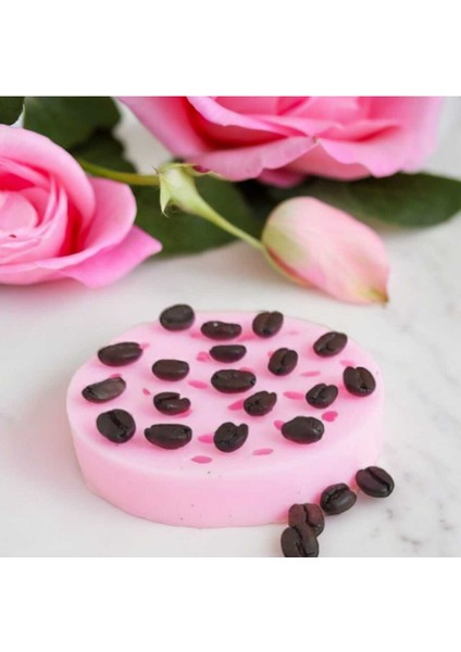 Gerçek Dokulu Kahve Çekirdekleri Silikon Kalıbı