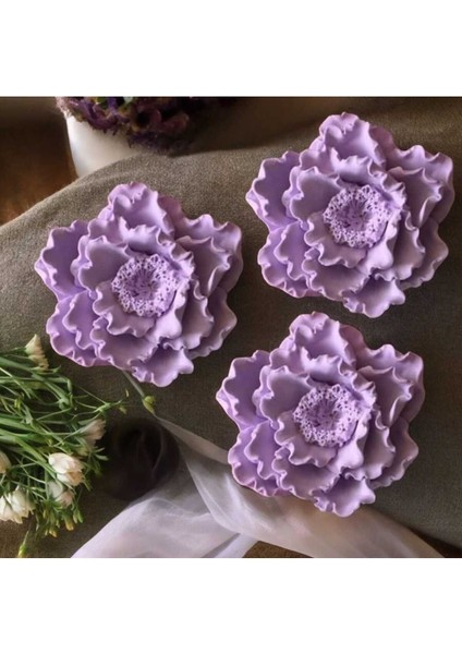 Kadife Çiçeği Silikon Mum Kalıbı