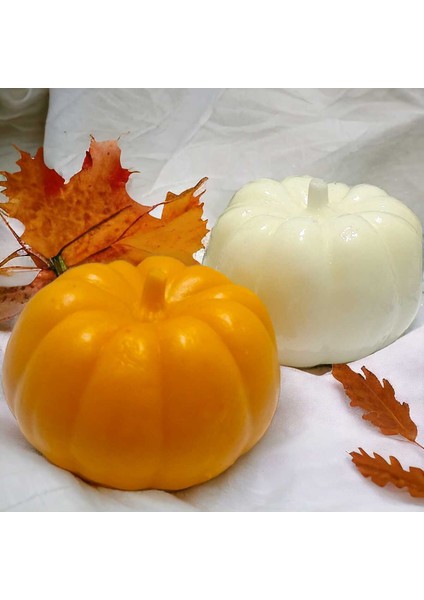 Gerçek Doku Dev Balkabağı Silikon Mum Kalıbı