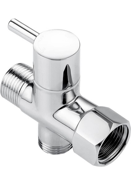 Bide T Adaptörü, Kapatma Valfli Pirinç T Adaptörü 3 Yollu Tee Konnektörü 7/8ın x 7/8ın x G1/2, Tuvalet Bide Püskürtücüsü Için (Yurt Dışından)