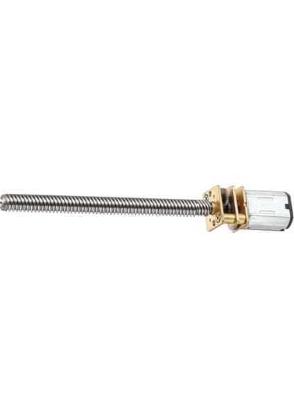 N20 6V DC 500 RPM M3x55 mm Mikro Metal Redüktörlü Uzun Şaftlı Motor