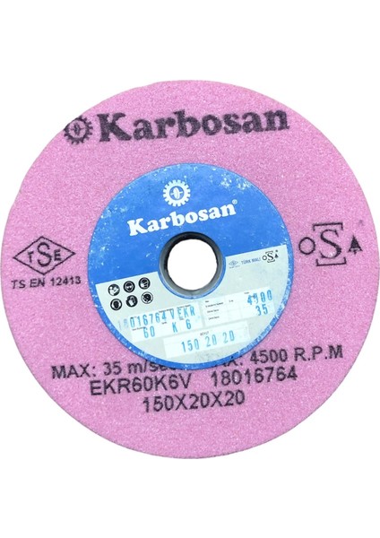 Taşlama Taşı 150X20X20 EKR60 K6