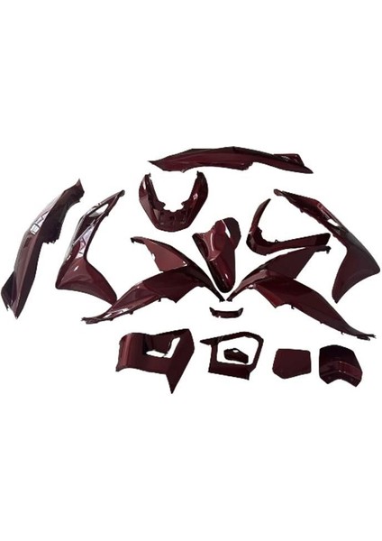 Honda PCX125 PCX150 2015-2017 Komple Grenaj Kaporta Seti Bordo-Kırmızı Cs