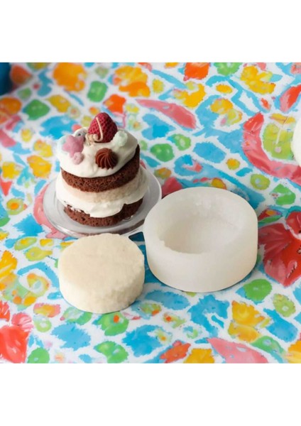 Pasta Keki Silikon Mum Kalıbı