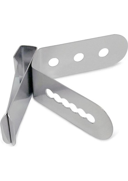 Bir Stil 2 Adet Termometre Tutucu Gıda Sınıfı Çelik Barbekü Rafı Kahve Fincanı Klip Pot Klip Açık Kamp Mutfak Aksesuarı (Yurt Dışından) modelleri