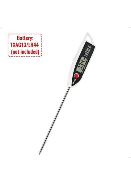 Beyaz Stil Gıda Termometresi Dijital Mutfak Termometresi Et Su Süt Pişirme Göstergesi Izgara Barbekü Elektronik Fırın Ev Mutfak Aracı (Yurt Dışından)
