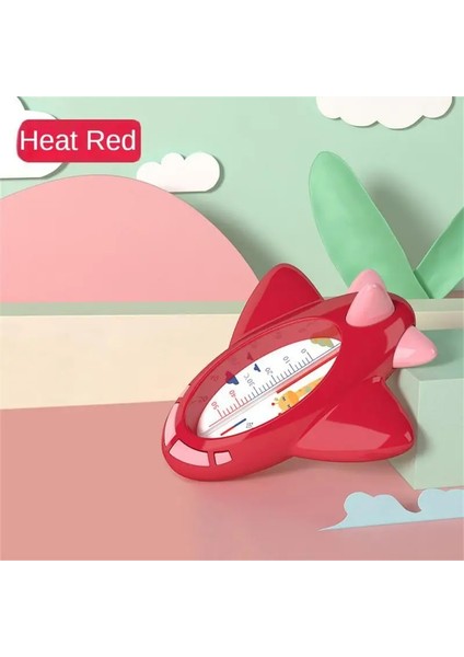 Kırmızı Stil Bebek Su Sıcaklığı Ölçer Yaratıcı Roket Modelleme Tasarım Yüzen Termometre Bebek Banyo Isı Ölçüm Ölçer Monitör (Yurt Dışından)