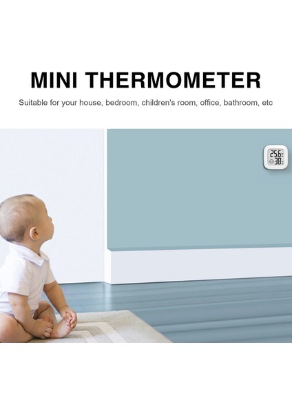 Termometre Higrometre Mini Nem Ölçer Ev Duvar Higrotermografı (Yurt Dışından) fırsatları