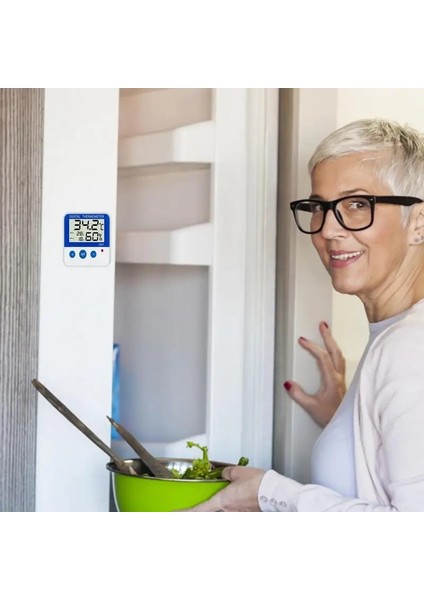 Sıcaklık Nem Monitörü LCD Termometre Suya Dayanıklı Problu Akülü Higrometre Oturma Odası Için 20 RH-95RH (Yurt Dışından) fırsatları