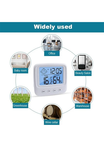 Arka Işık Stili LCD Dijital Sıcaklık Nem Ölçer Arka Işık Ev Kapalı Elektronik Higrometre Termometre Hava Istasyonu Bebek Odası (Yurt Dışından) indirimleri
