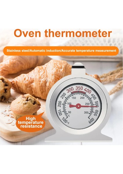 B Tarzı Fırın Termometresi Paslanmaz Çelik Isıya Dayanıklı Mini Sıcaklık Ölçer Ölçer Mutfak Aksesuarları Barbekü Et Pişirme Izgara (Yurt Dışından) fırsatları