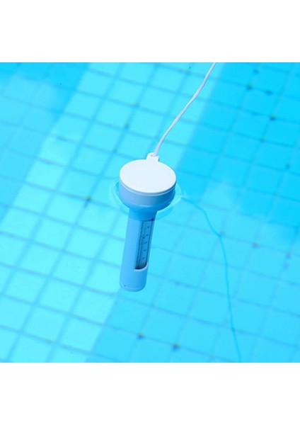 Beyaz Stil Yüzer Yüzme Havuzu Termometre Su Sıcaklığı Ölçer Test Cihazı Spa Küvet Küvet Ölçümü (Yurt Dışından) indirimleri