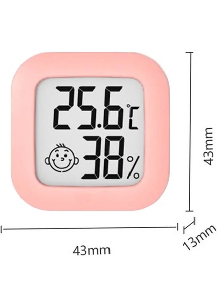 Mini Iç Mekan Termometresi LCD Dijital Sıcaklık Odası Higrometre Ölçer Sensörü Nem Ölçer Iç Mekan Termometresi Sıcaklık (Yurt Dışından) fiyatları