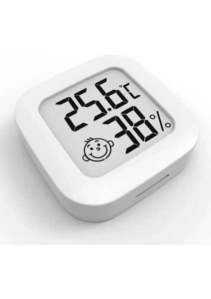 Yeşil Stil Dijital Termometre Higrometre Iç Mekan Sıcaklığı Nem Ev Ofis Için Dış Sıcaklık Ölçümü (Pilsiz) (Yurt Dışından) fırsatları