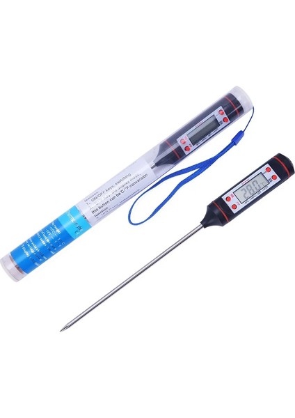 Siyah Stil Pişirme Dijital Süt Termometresi Mutfak Yağı Termometresi Gıda Elektronik Termometre Elektronik Su Termometresi Barbekü Aracı (Yurt Dışından)