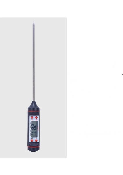 Siyah Stil Pişirme Dijital Süt Termometresi Mutfak Yağı Termometresi Gıda Elektronik Termometre Elektronik Su Termometresi Barbekü Aracı (Yurt Dışından)