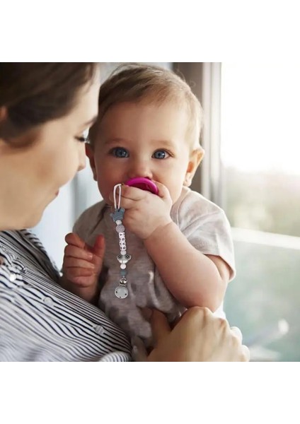 Sarı Stil Bebek Kayın Emzik Klip Yuvarlak Silikon Diş Çıkarma Boncuk Kukla Tutucu Yatıştırır Bebek Diş Kaşıyıcı Anti Damla Zincir Meme Klip Emzik (Yurt Dışından) modelleri