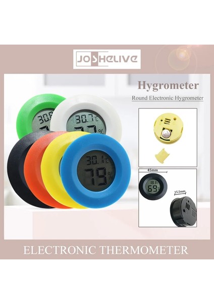 Kırmızı Stil Mini Dijital Termometre Higrometre Sıcaklık ve Nem Kapalı Bilgisayar Odası LCD Enstrüman Kapalı Oda Ev Higrometre (Yurt Dışından) indirimleri