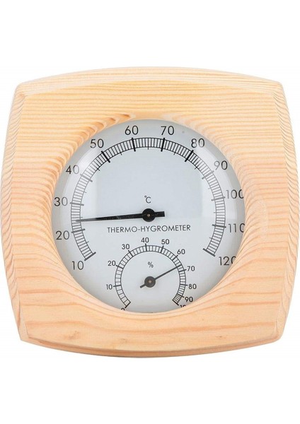 1 Adet Çoklu Termometre Higrometre Pointer Higrotermograf Sauna Buhar Kutusu Ahşap Sauna Sıcaklığa Dayanıklı Aksesuarlar (Yurt Dışından)