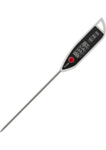 No.1 Stili Gıda Sondası Elektronik Termometre Mutfak Barbekü Paslanmaz Çelik Kalem Tipi Yapı Ev Sıcaklığı Sıvı Macun Için (Yurt Dışından)