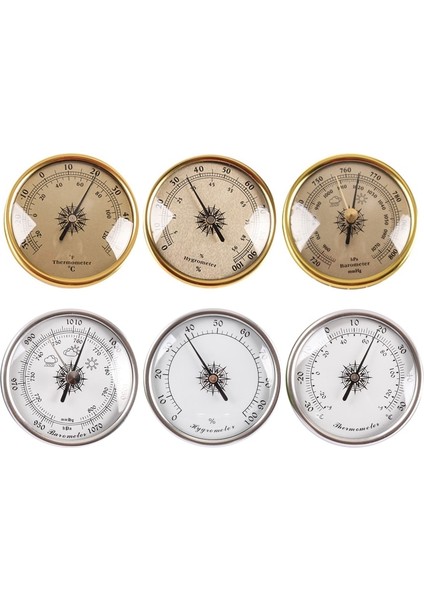 Gd-01 Stili Duvara Monte Termometre Higrometre Barometre Ev Duvar Odası Kuluçka Tankı Için Ev Iç Sıcaklık Monitörü A0KF (Yurt Dışından) modelleri