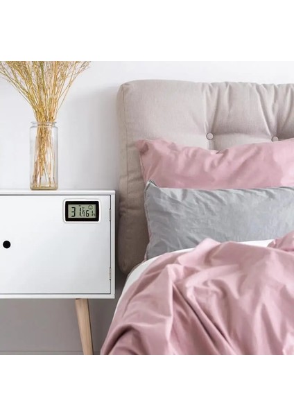 Siyah Stil Mini Dijital Termometre Higrometre LCD Ekran ile Ev Oturma Odası Ofis Için Kapalı Nem Ölçer Ev Için Hava Istasyonu (Yurt Dışından) modelleri