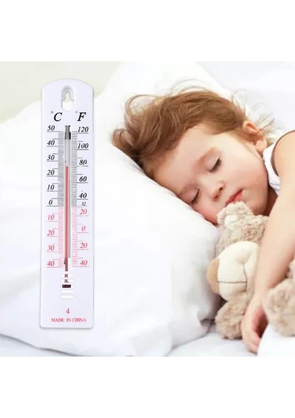 Ev Duvar Asılı Termometre Santigrat Fahrenheit Ekran Kapalı Açık Sera Sıcaklık Monitör Ölçer Ev Günlük (Yurt Dışından) fırsatları