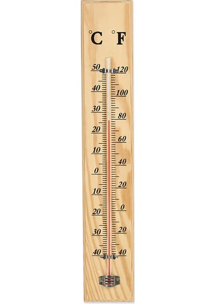 Yeni Ahşap Termometre Aracı M x 7cm x 1cm Bahçe Dekoru Ev Kapalı Çam + Kırmızı Gazyağı Termometresi (Yurt Dışından) modelleri