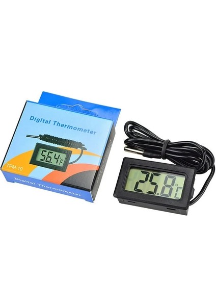 Beyaz Stil Elektronik Termometre LCD Dijital Akvaryum Aksesuarları Ev Termometre Su Geçirmez Termometre Higrometre (Yurt Dışından) modelleri