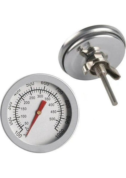 Fırın Termometresi Paslanmaz Çelik Bimetal Termometre Barbekü Pizza Barbekü Aracı C (Yurt Dışından)