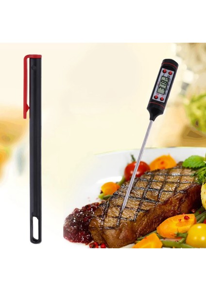 Profesyonel Mutfak Gıda Barbekü Termometre Kalem Anında Okuma Dijital Ekran Aracı (Yurt Dışından) fırsatları