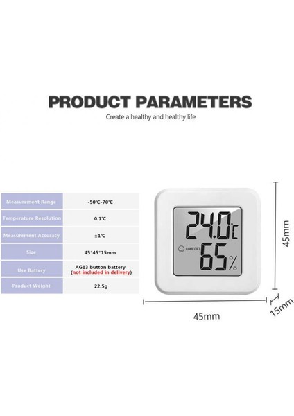 No.2 Tarzı Taşınabilir Dijital Termometre LCD Nem Sensörü Kapalı Termometre LCD Dijital Elektronik Sıcaklık Mutfak Aksesuarları (Yurt Dışından) indirimleri
