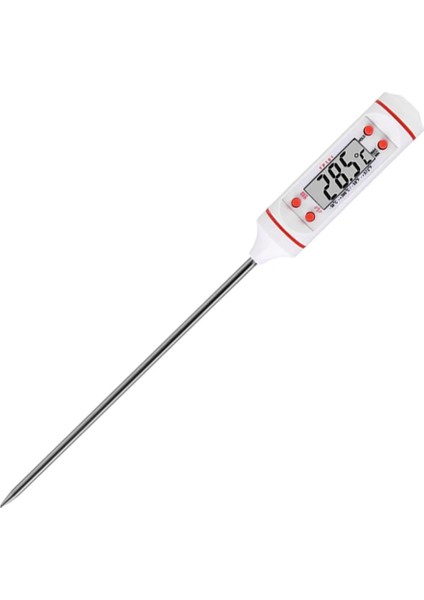 Kırmızı Stil TP300 Dijital Gıda Termometresi Anında Okuma Elektronik Gıda Termometresi Ev Mutfak Kullanımı Için Dijital Sıcaklık Ölçüm Aracı (Yurt Dışından)