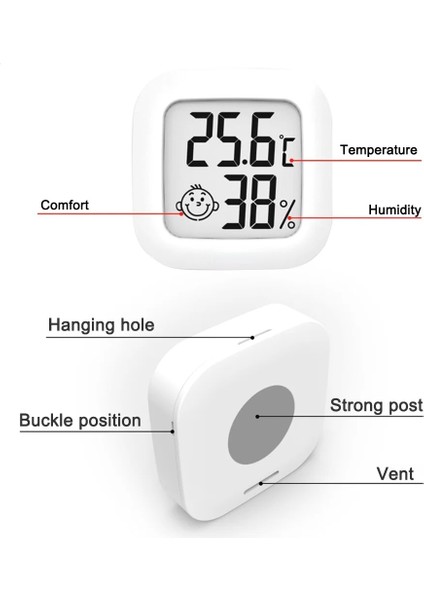 Pembe Tarzı Mini LCD Dijital Termometre Higrometre Kapalı Oda Elektronik Sıcaklık Nem Ölçer Sensörü Ölçer Hava Istasyonu Ev Için (Yurt Dışından) indirimleri